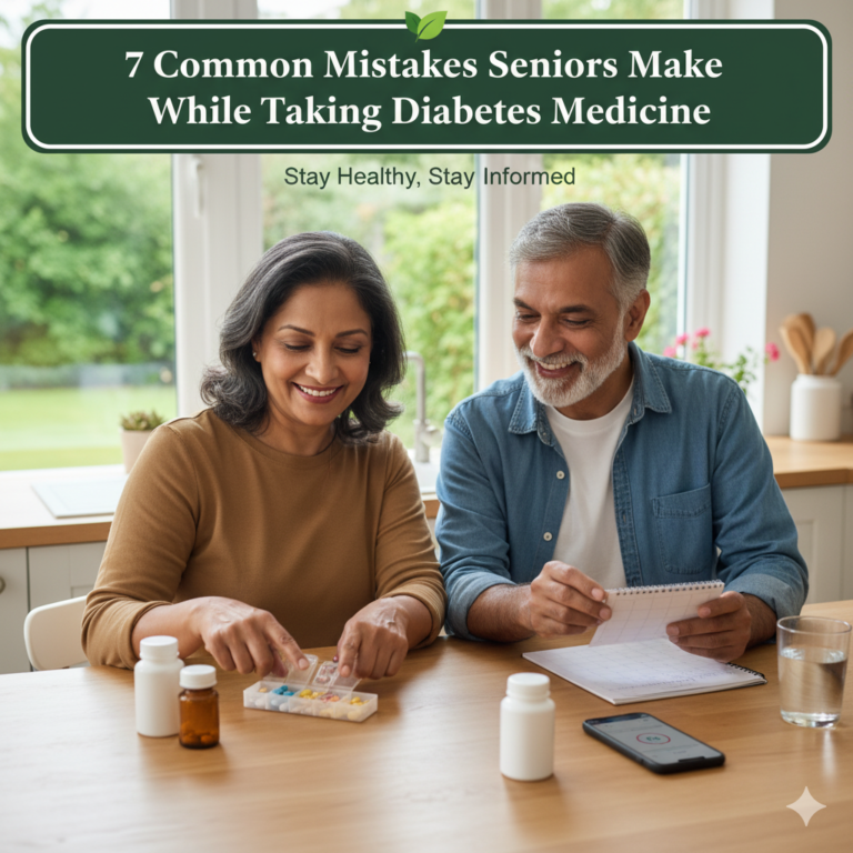 7 Common Mistakes Seniors Make While Taking Diabetes Medicine